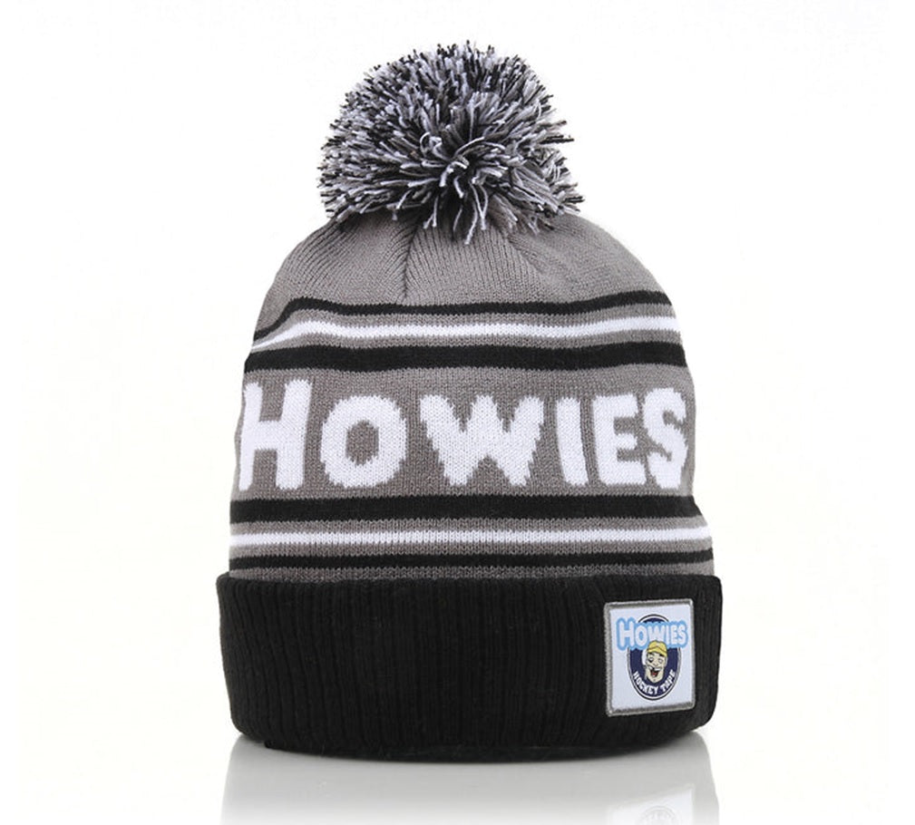 Beanie Howies Eishockey Alberta Clipper Mütze schwarz/grau